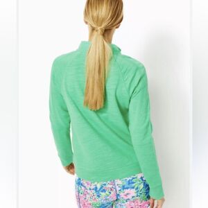 Lily Pulitzer Spearmint Green Zip Up Fleece size M